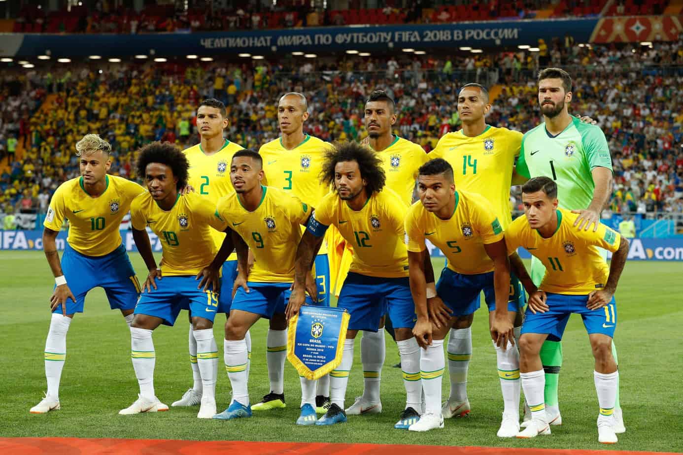 Probabili formazioni Brasile-Costa Rica: verdeoro a caccia della vittoria