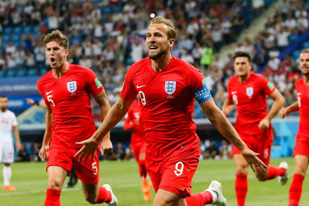 esultanza gol Kane, Inghilterra