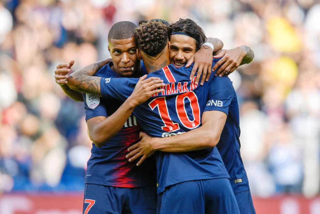 Kylian Mbappe'-Neymar-Edinson Cavani