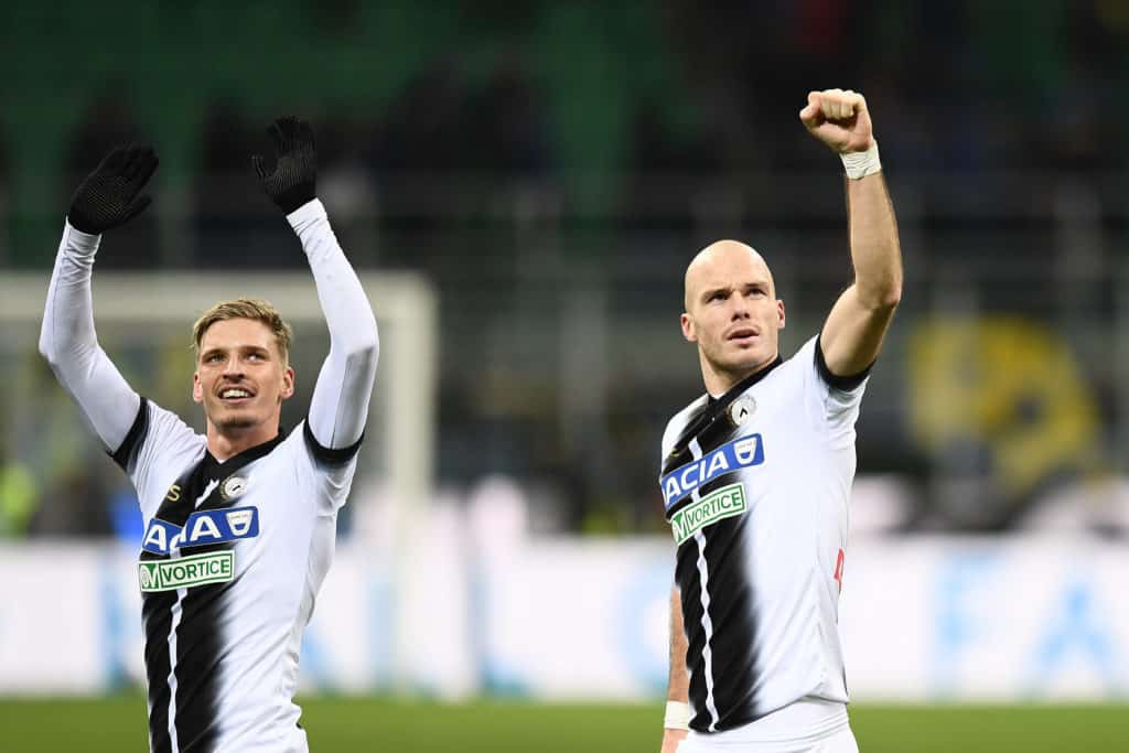 Stryger Larsen e Nuytinck, Udinese