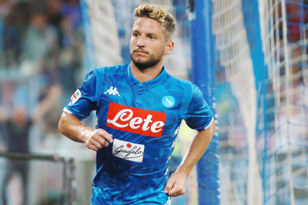 esultanza gol Dries Mertens