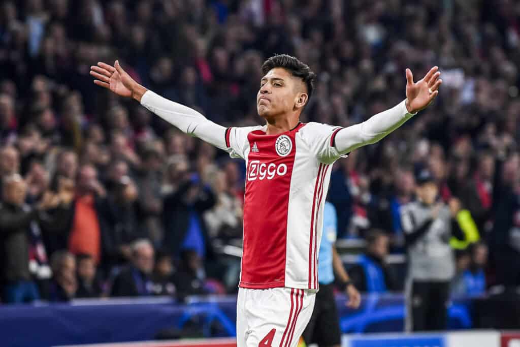 esultanza Edson Alvarez, Ajax