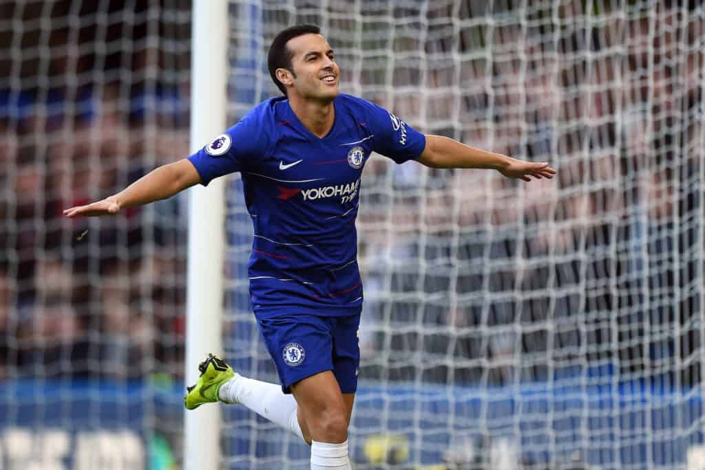 esultanza Pedro, Chelsea