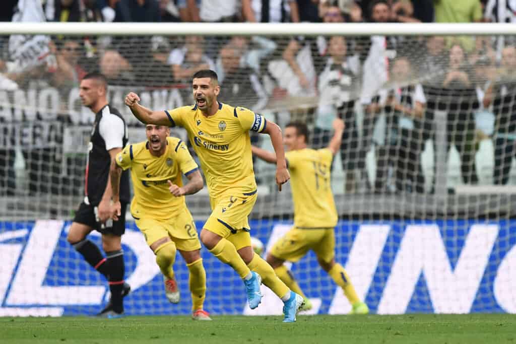 esultanza gol Miguel Veloso, Juventus-Hellas Verona