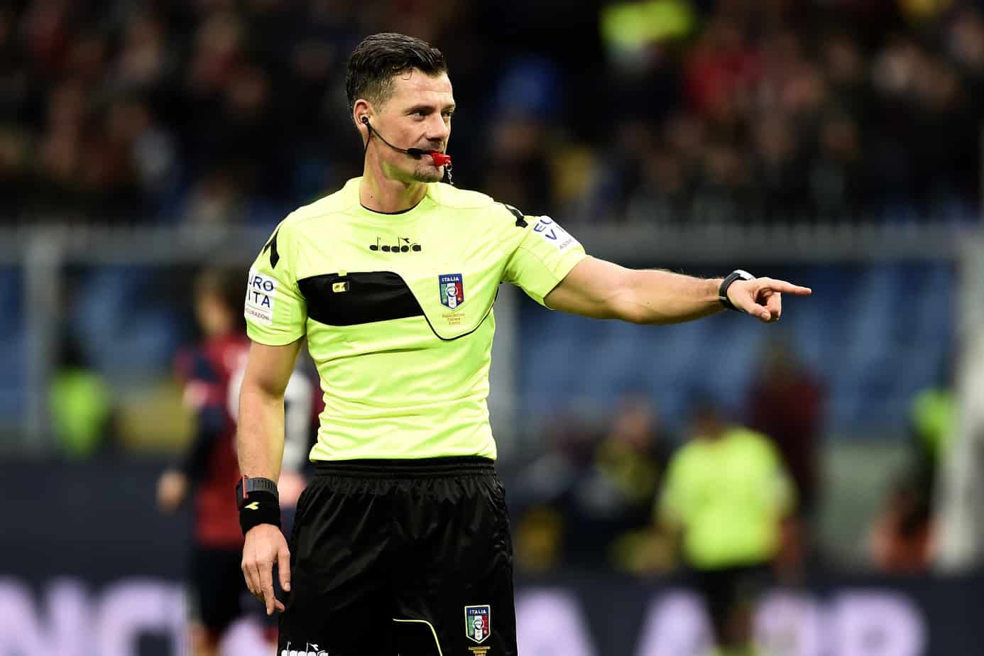 Serie A, arbitri 10ª giornata: a Giacomelli il big match Napoli-Atalanta