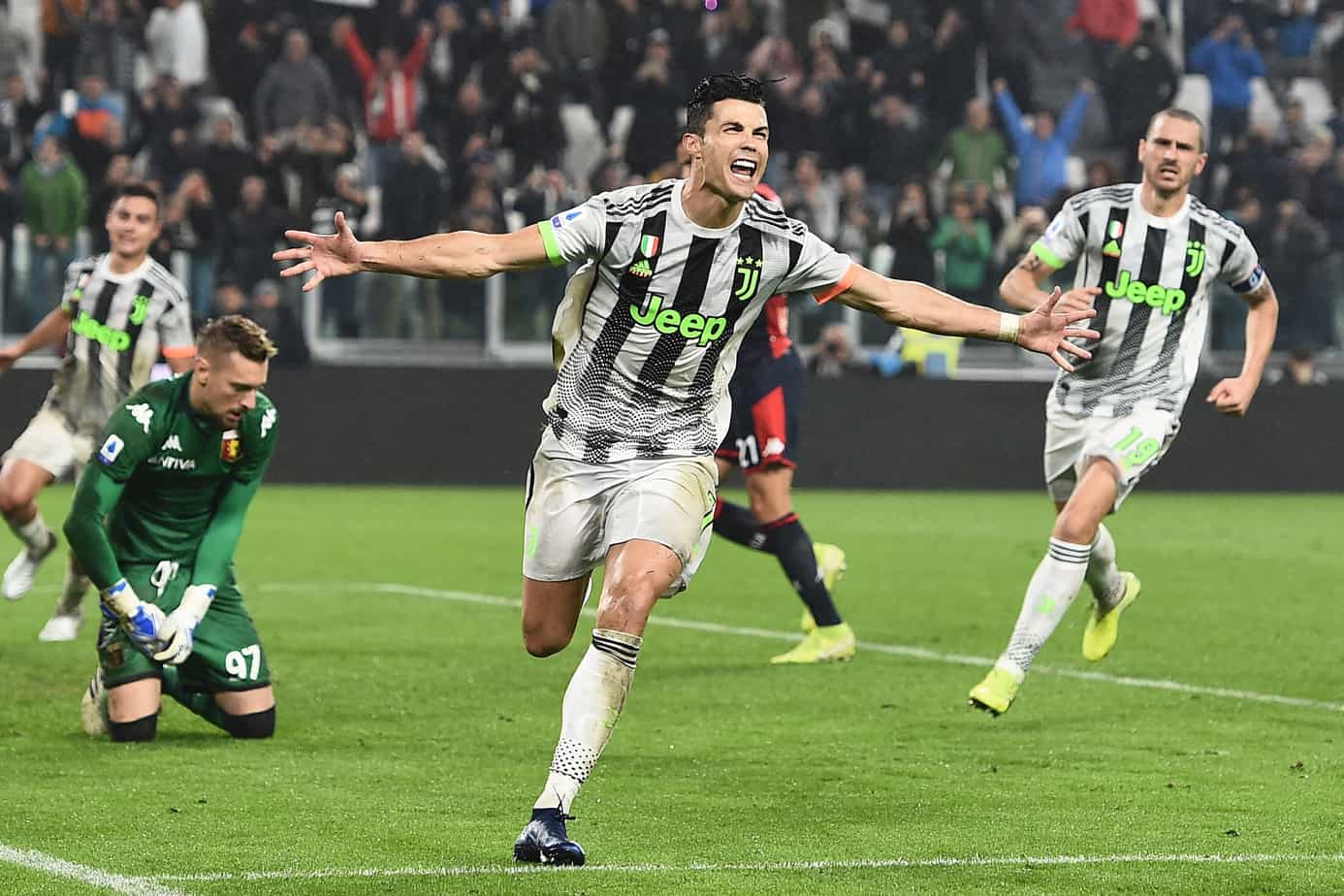 Serie A – La Juventus soffre ma vince e torna in testa. Ok anche Roma, Lazio e Cagliari