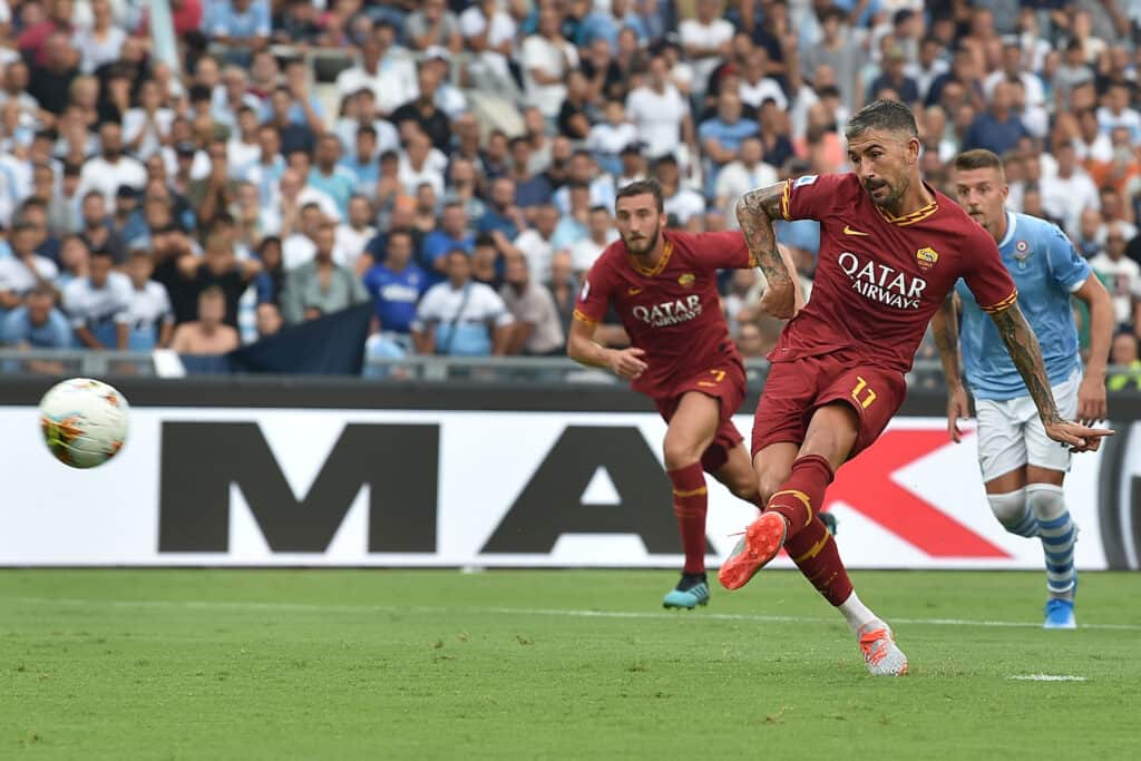 gol Kolarov, Lazio-Roma