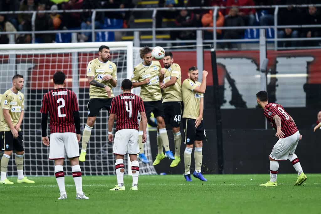 gol Suso, Milan-Spal