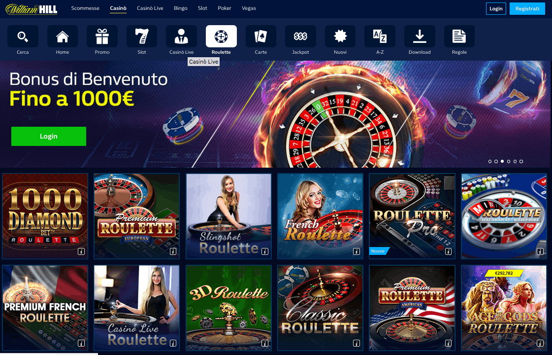 Roulette Gratis William Hill: come funziona