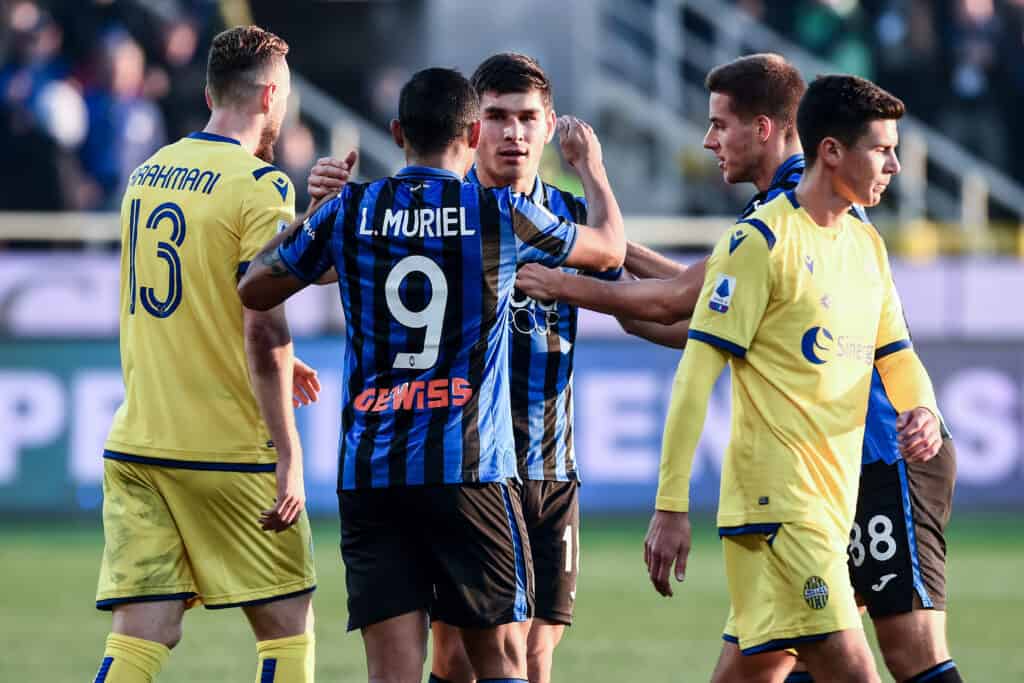 esultanza gol Malinovskyi, Atalanta-Verona