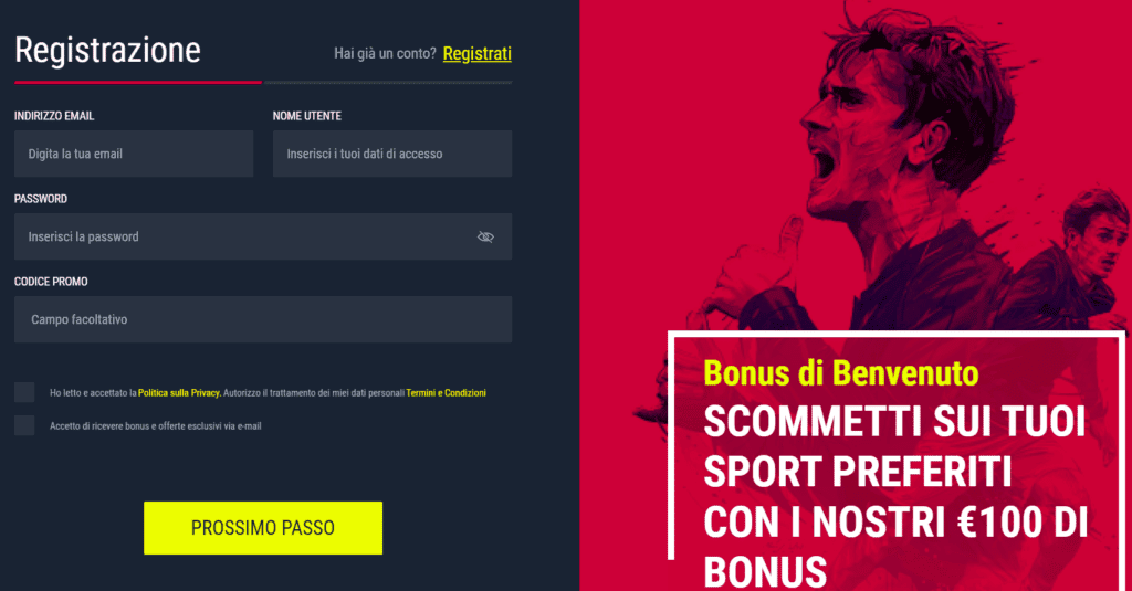 registrazione Rabona