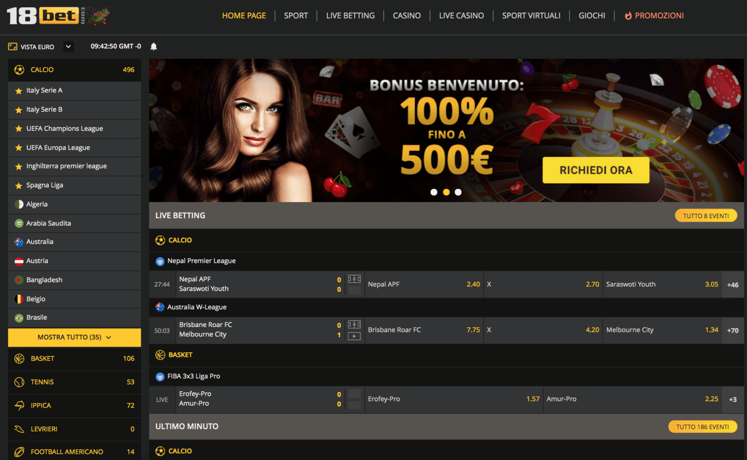 18bet Casino – Recensione e Bonus