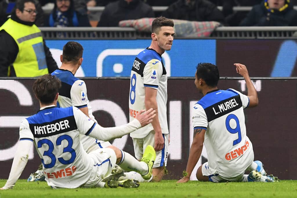 esultanza gol Gosens, Atalanta