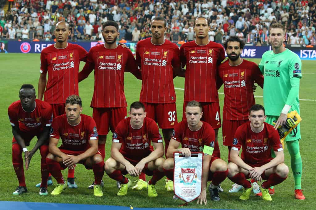 formazione Liverpool