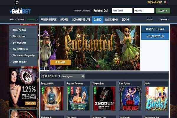 giochi babibet casino