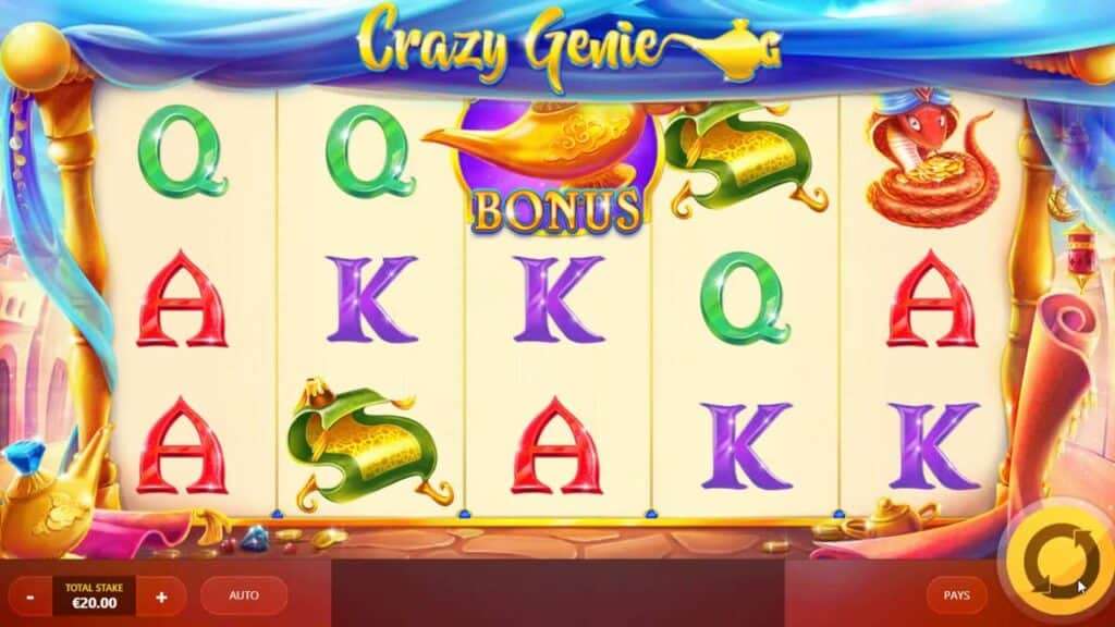 simboli Crazy Genie Slot