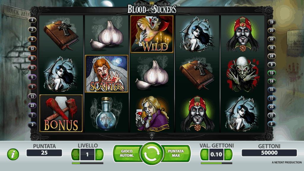 simboli slot machine Vampiri