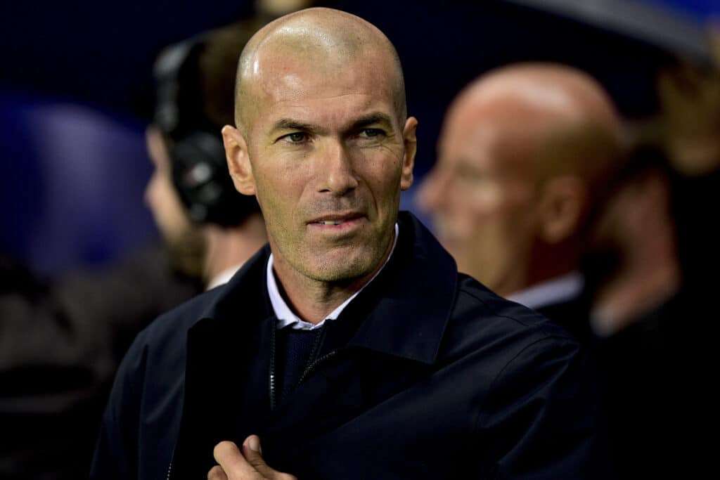 Zidane, allenatore Real Madrid