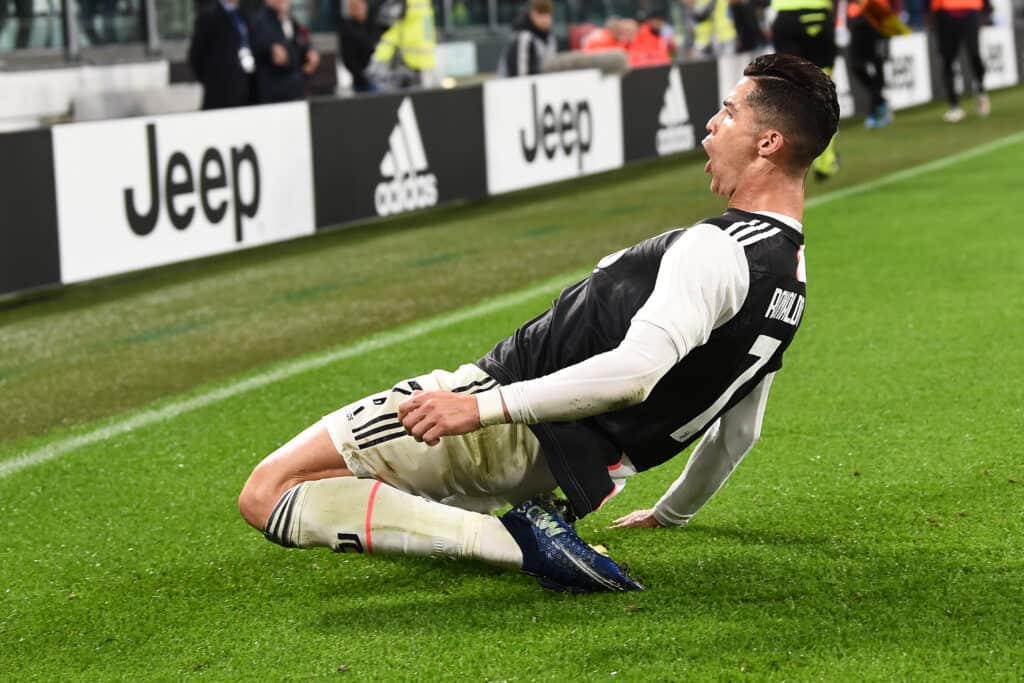 esultanza Cristiano Ronaldo, Juventus