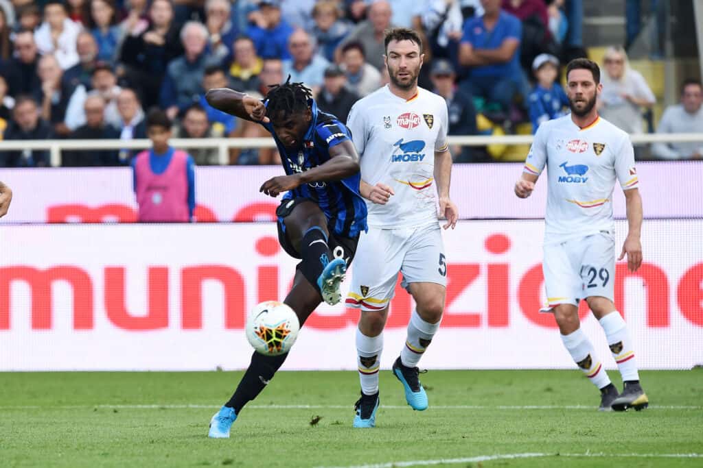 gol Zapata, Atalanta-Lecce
