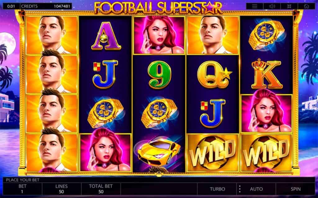 Simboli Football Superstar Slot Machine