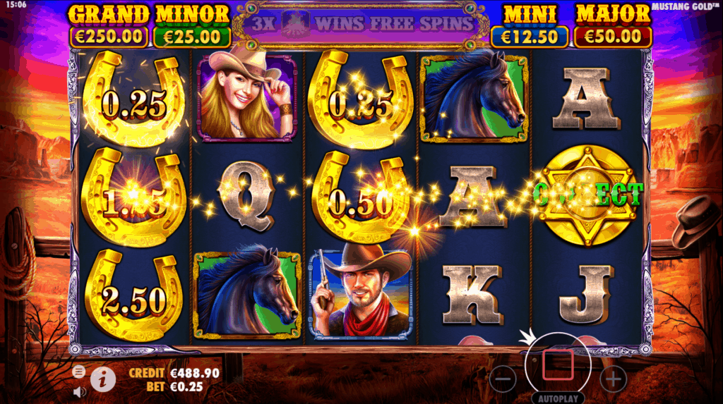 Simboli Mustang Gold Slot Machine