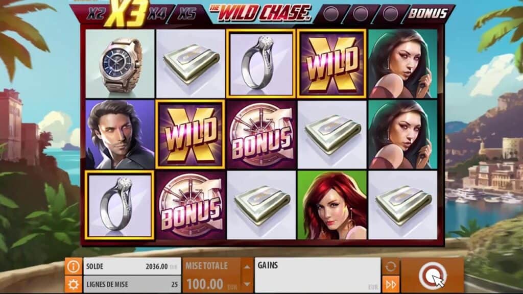 Simboli The Wild Chase Slot Machine