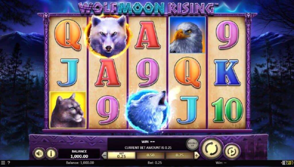 Simboli Wolf Moon Rising Slot Machine