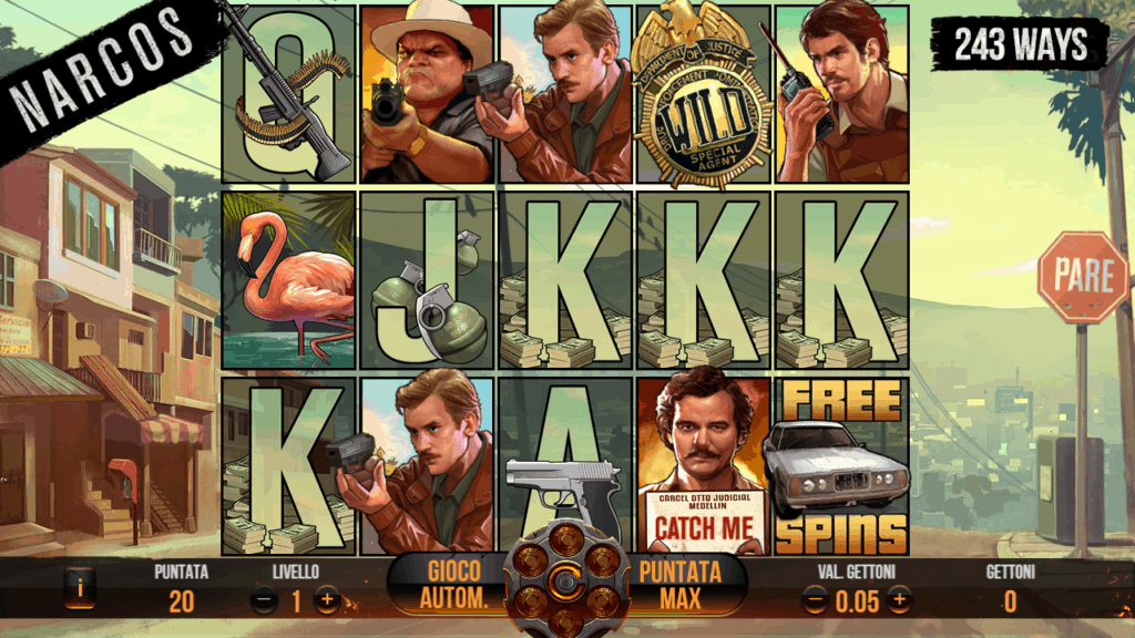 Simboli slot machine Narcos