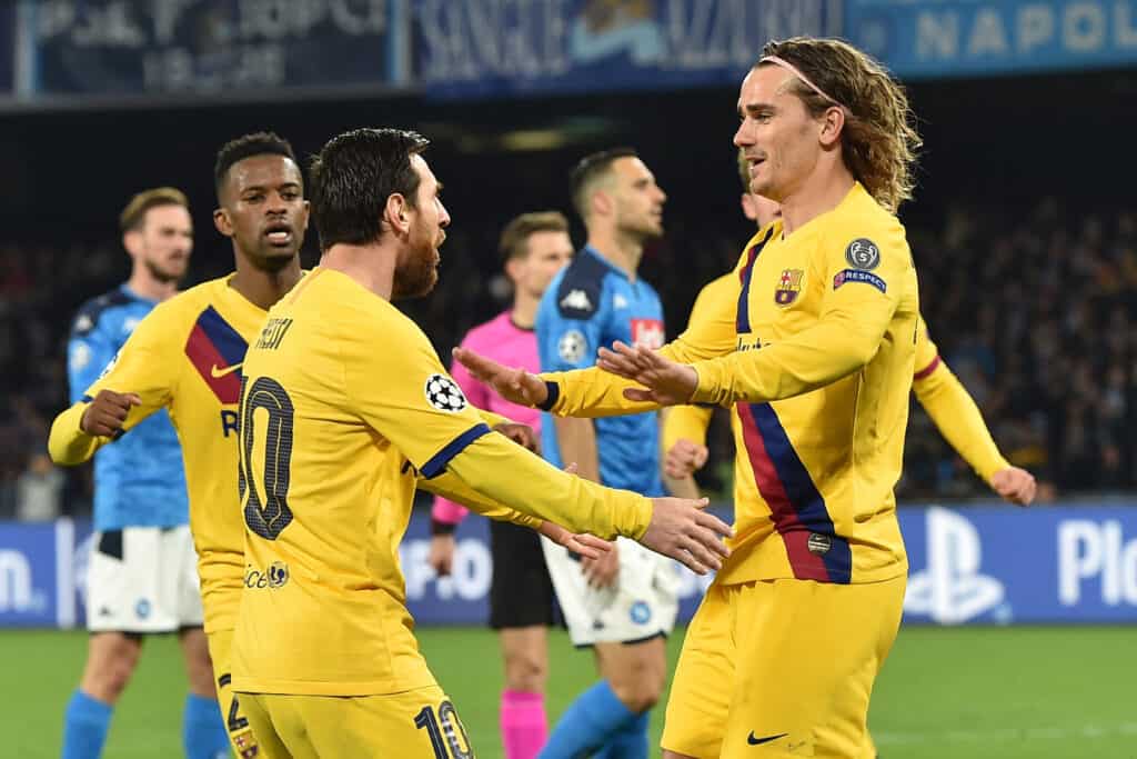 esultanza gol Griezmann, Barcellona