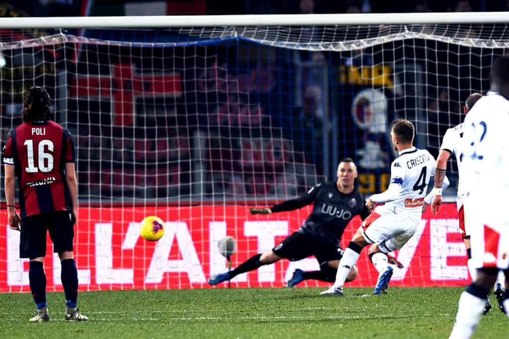 gol Criscito, Bologna-Genoa