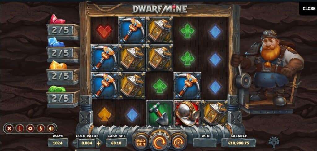 simboli Dwarf Mine Slot Machine