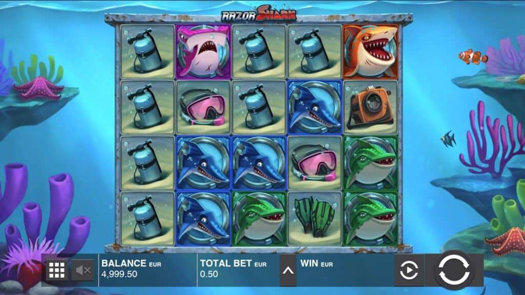 simboli Razor Shark Slot Machine