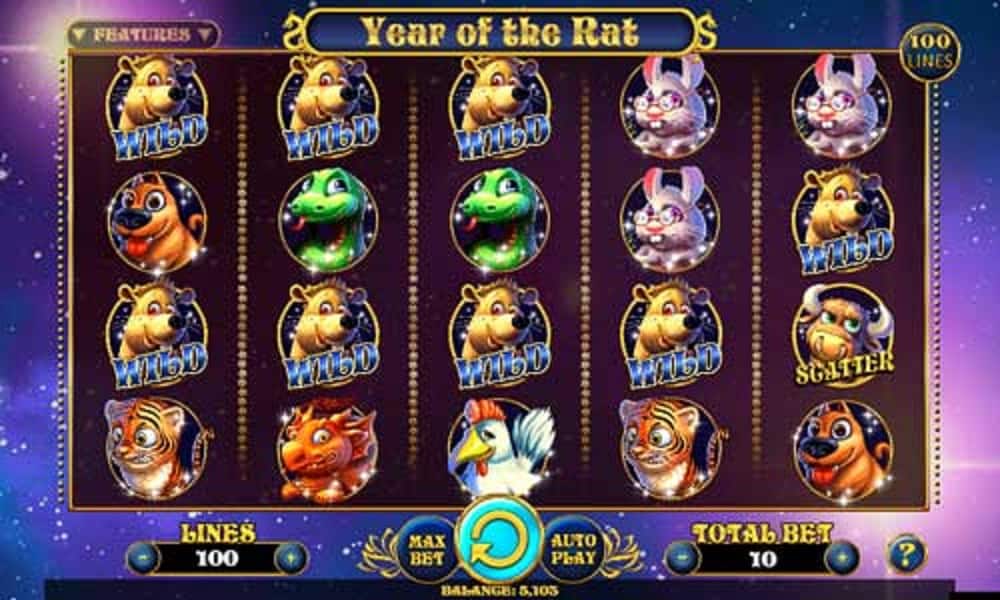 simboli Year of the Rat slot