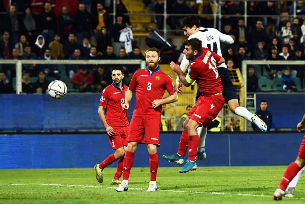 gol Chiesa, Italia-Armenia