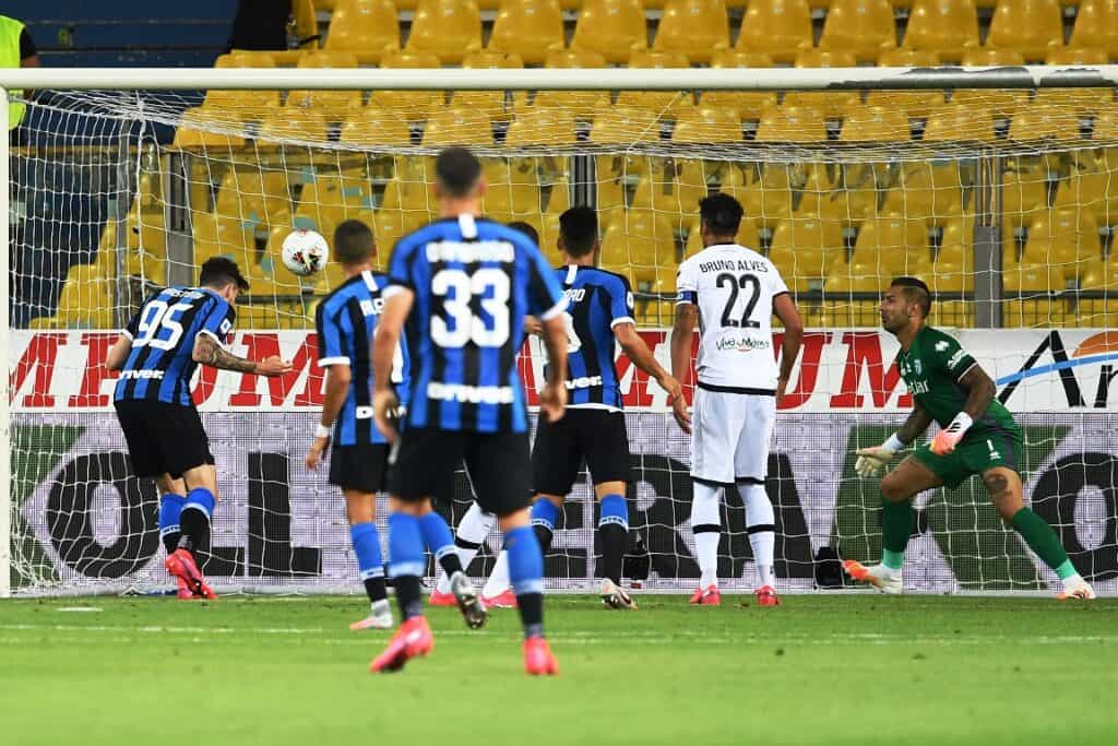 gol Bastoni, Parma-Inter