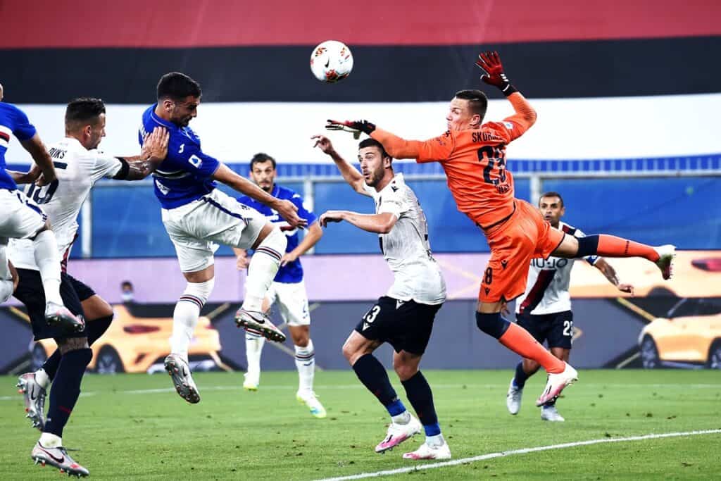 gol Bonazzoli, Sampdoria-Bologna