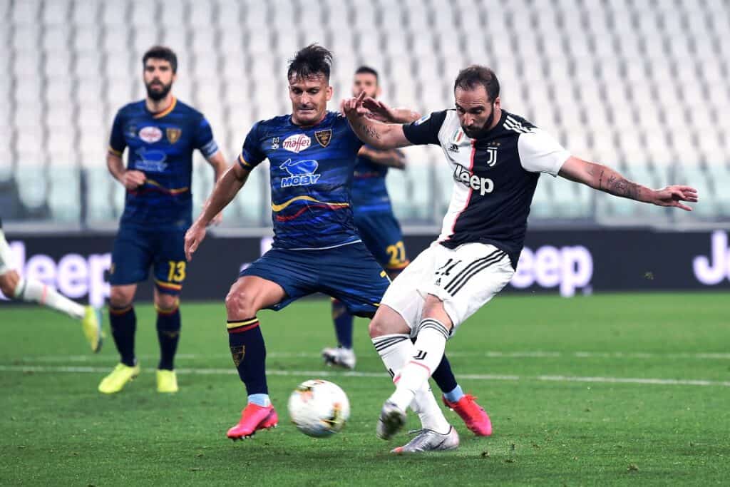 gol Higuain, Juventus-Lecce