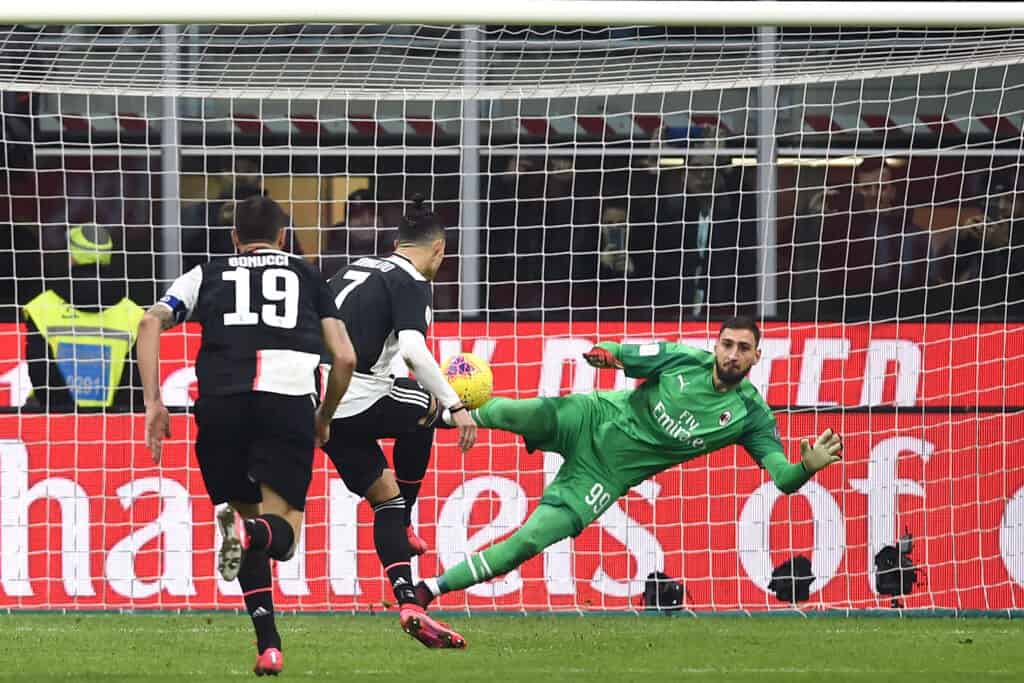 gol Ronaldo, Milan-Juventus