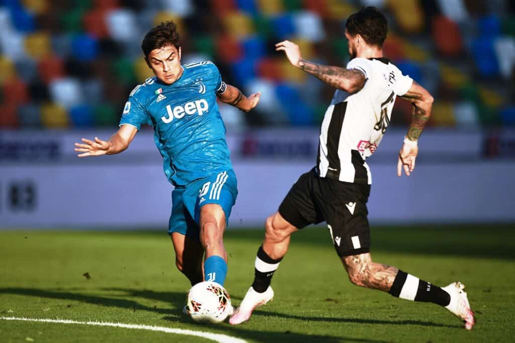 Dybala-De Paul, Udinese-Juventus