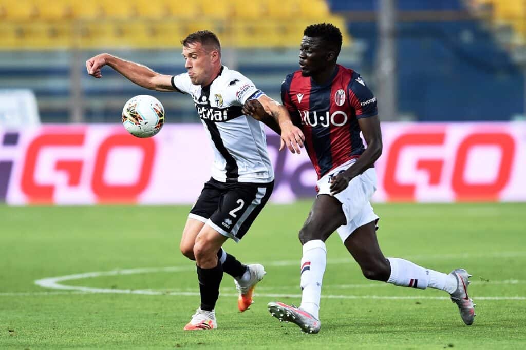 Iacoponi-Barrow, Parma-Bologna