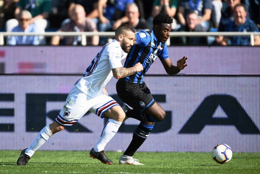 Zapata e Tonelli, Atalanta-Sampdoria