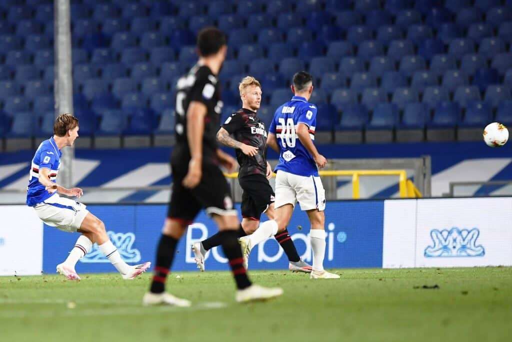 gol Askildsen, Sampdoria-Milan