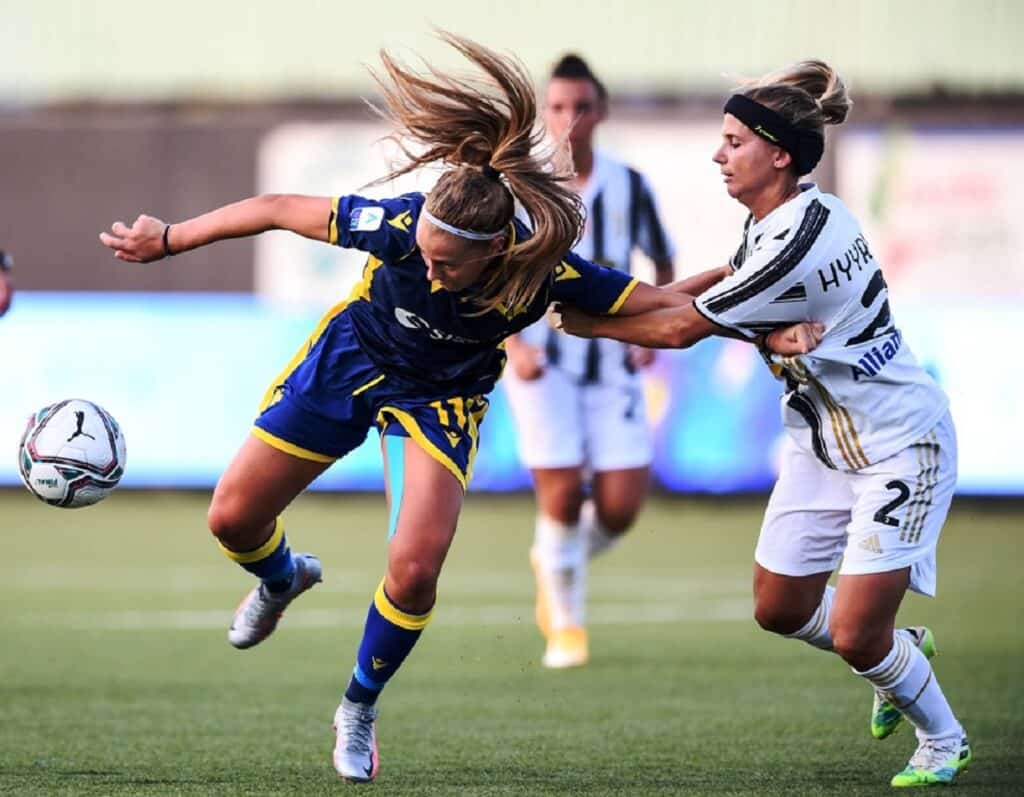 Bragonzi-Hyyrynen, Verona-Juventus Femminile