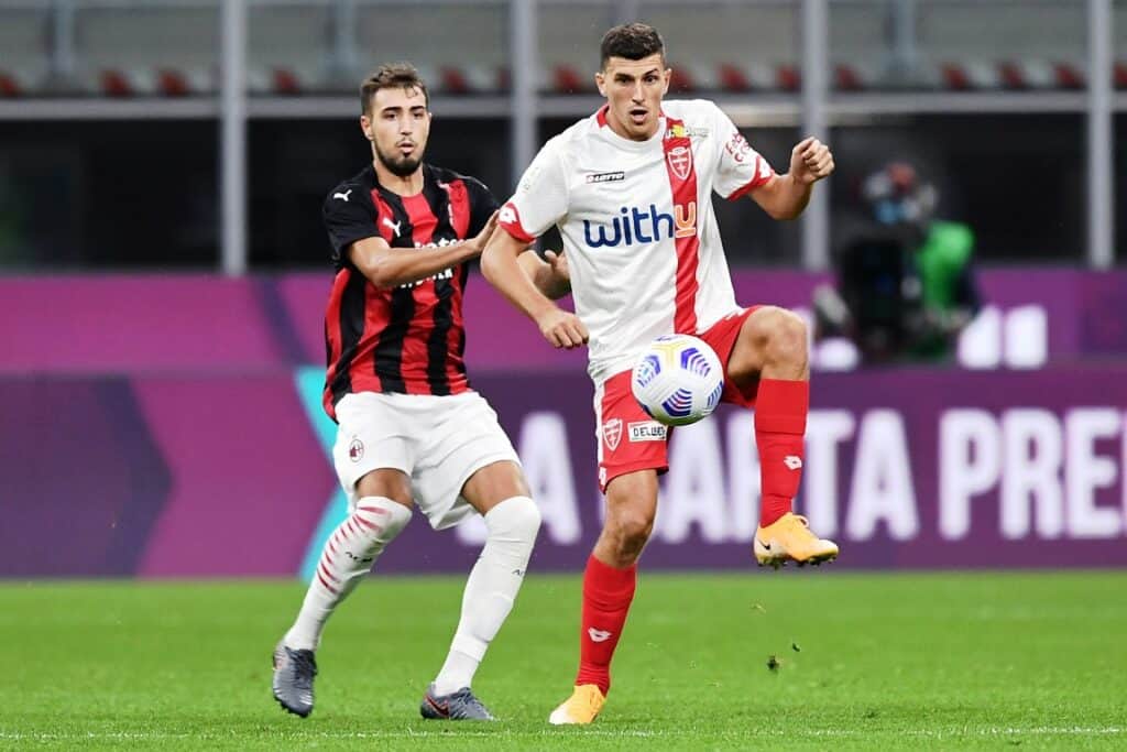 Bellodi e Maric, amichevole Milan-Monza