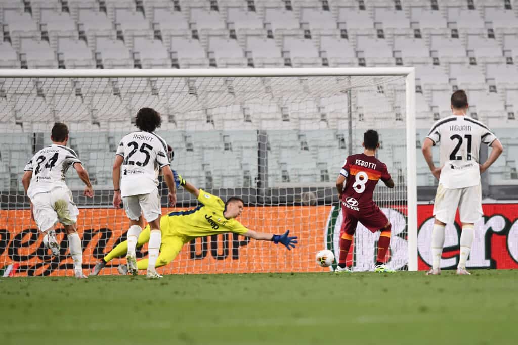 rigore Perotti, Juventus-Roma