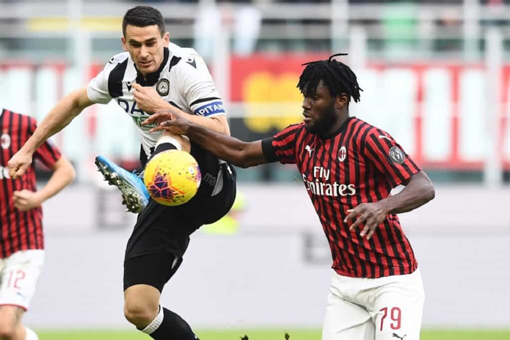 Lasagna-Kessie, Milan-Udinese