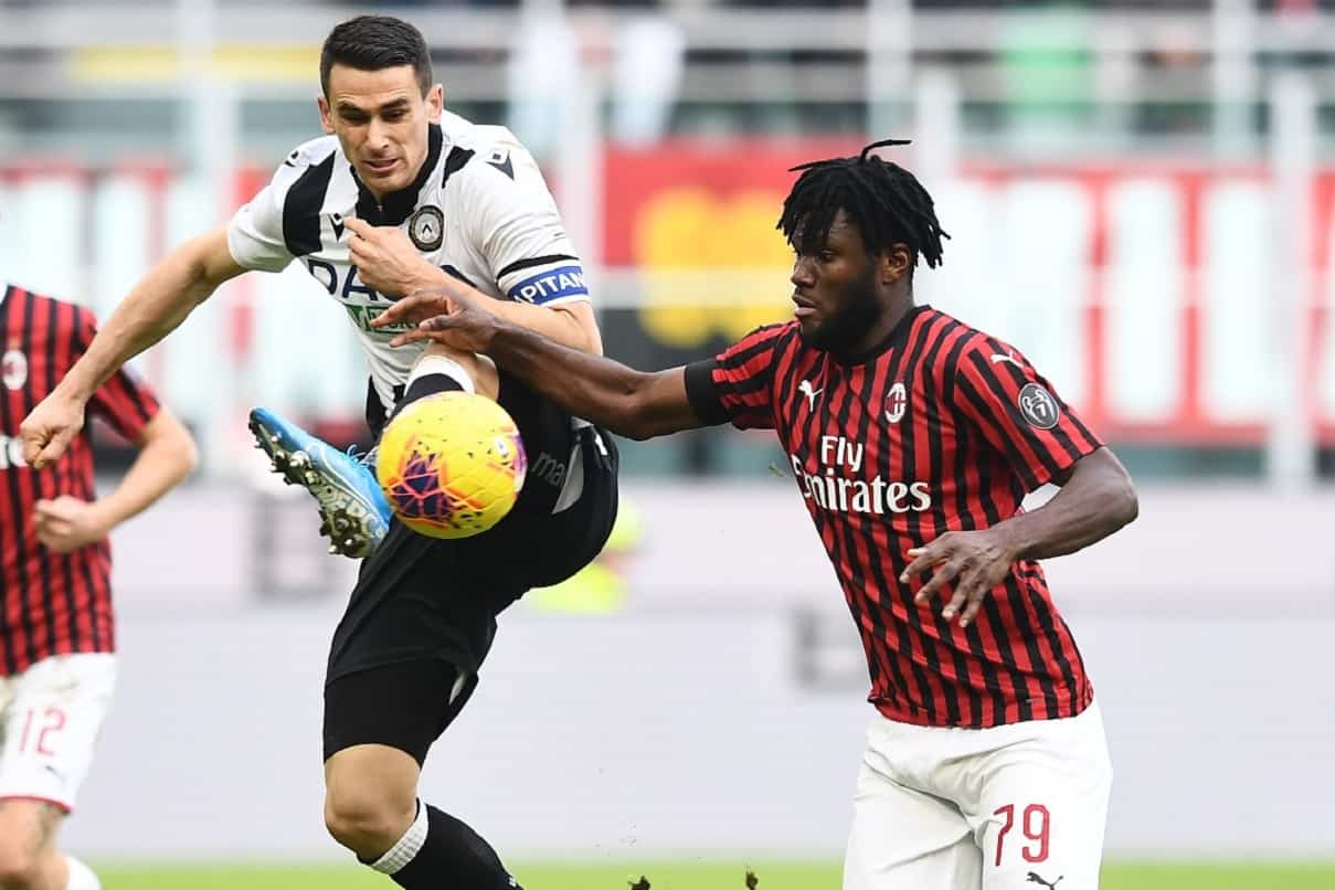 Pronostico Udinese-Milan 1° Novembre 2020: 6ª Giornata Serie A