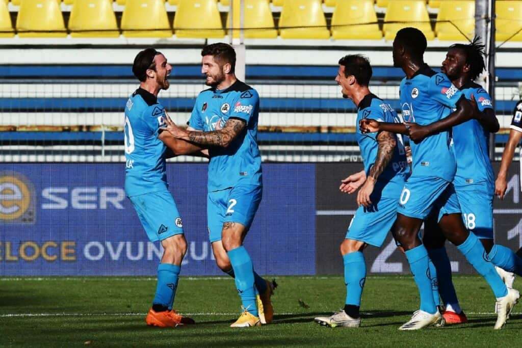 esultanza gol Chabot, Spezia