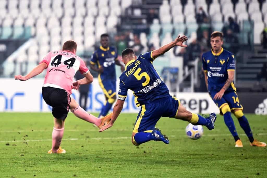 gol Kulusevski, Juventus-Verona